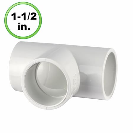 Circo Innovations 1.5 in. Utility Grade PVC Pipe Tee 125-U